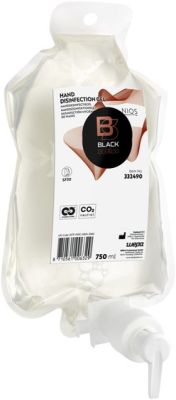 BlackSatino NiQs Alcoholgel CTGB-gecertificeerd cartridge 6 x 750 ml (180884/332490)