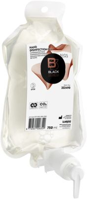 BlackSatino NiQs Alcoholgel CTGB-gecertificeerd cartridge 6 x 750 ml (180884/332490)