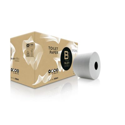 BlackSatino Original systeem toiletrollen 2-laags wit, 24 rolx100 mtr (313840)