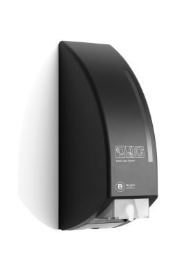 BlackSatino toiletbrilreiniger dispenser voor 750ml cartridge, kunststof zwart (331980)