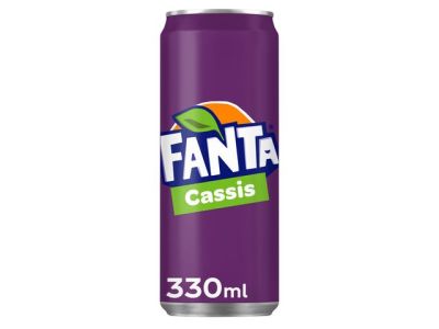 Fanta Cassis, 24x33cl blik 