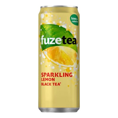Fuze Tea Sparkling, 24x33cl blik 