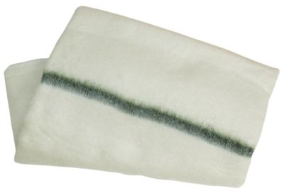 Geweven dweil, groene streep; 60 x 60 cm, 10 stuks