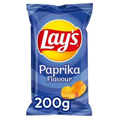 Lay‘s chips, 200gr; Paprika 