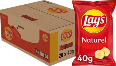 Lay‘s Chips 20x40gr; Naturel 