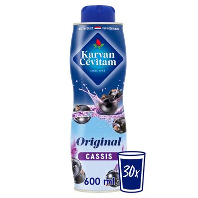 Limonadesiroop Karvan Cévitam 600 ml; cassis