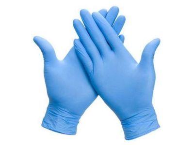Nitril handschoen blauw, ongepoederd, 10 x 100 stuks; maat L