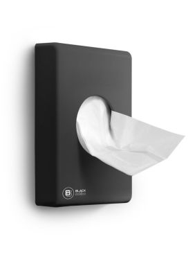 Satino dispenser tbv plastic hygiene-/maandverbandzakjes, kunststof zwart (180039/331570)